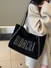 Bolso Cruzado de un Solo Hombro para Mujer, Gran Capacidad, Nuevo Modelo 2026, Sensación de Alta Gama, Bolso de Clase para Estudiante Universitario, Bolso Tote de Alta Gama