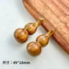 Sándalo verde pequeño calabaza texto juego pulsera calabaza pulsera colgante accesorios tallado vintage accesorios de juego de texto DIY