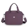 Nueva Bolsa Sencilla de Tela Multicapa Bolsa para Viajes Diarios Bolso de Hombro Cruzado Bolso Cuadrado Pequeño Ligero Bolso de Mano Pequeño Ligero Bolso para Mujer