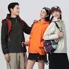 Jaqueta com Capuz Outono Primavera Personalização Masculina Feminina Roupa de Trabalho Estampa de Logo Exterior à Prova de Vento Impermeável Alpinismo D66 Fábrica