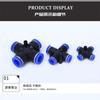Conector rápido pneumático PZA conector pneumático conector rápido de quatro vias em cruz conector rápido conector rápido conector rápido