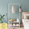 Cabide de chão de canto para cabeceira, arara para roupas multifuncional para dormitório de estudante, rack combinado para quarto de aluguel com pendurador para bolsas, chapéus e casacos