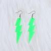 Aretes Acrílicos de Rayo de Color Fluorescente Más Calientes de Amazon, Aretes Estilo Europeo y Americano, Aretes de Diseño y Personalizados