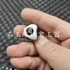 Ágata negra y blanca lineal Dzi de 20 mm, cuentas redondas de jade, cuentas sueltas, cuentas Dzi colmillo de tigre, accesorios para pulseras, cuentas