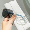 Gafas de lectura fotosensibles que cambian de color 2055 para hombre y mujer, montura de gafas de estilo coreano con montura grande para personas de mediana edad y mayores, gafas grises con filtro de luz azul