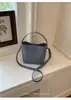 Bolsa de Couro Macio de Alta Qualidade com Padrão Trançado para Mulheres, Nova Bolsa Transversal Tendência de Nicho, Bolsa de Ombro Versátil da Moda, Transfronteiriça