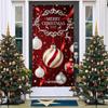 Cubierta de Puerta de Monstruo Peludo Verde Grinch Nuevo Transfronteriza Tela de Fondo Decoración de Atmósfera Cortina de Puerta Navideña Tela Colgante Cubierta de Puerta Tapiz