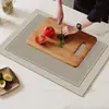 Esterilla escurridora para estufa de tierra de diatomeas, esterilla absorbente antideslizante para almacenamiento de utensilios de cocina, simple, resistente a la suciedad, fácil de limpiar, mantel individual termoaislante