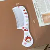 Cepillo para el pelo de gato manzana con estampado de dibujos animados Lindo cepillo de pelo portátil para cabello liso Estilo girli Ins