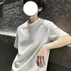 Camiseta Lisa Simples Versátil para Homens, Novo Estilo de Verão, Solta e Confortável, Top Casual Tendência e Fashion com Gola Redonda e Manga Curta