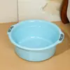 Lavabo doméstico de plástico binaural engrosado extra grande para lavar ropa resistente a caídas lavabo para dormitorio de estudiante lavabo para pies