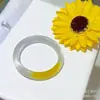 Pulsera de Jade con Azúcar Condensado Infusionado con Osmanthus Fortuna Dorada, Pulsera de Ojo de Gato Semiazucarada Transparente como el Hielo para Mujeres, Artículo de Regalo, Envío Directo de una Pieza