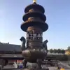 Quemador de Incienso de Hierro para Exteriores 1.12m Quemador de Incienso de Hierro Fundido Adornos Producido por Fábrica de Escultura Zui