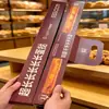 Caja de Embalaje para Tartaletas de Huevo Extra Larga Estilo Nuevo Celebridad de Internet Empaque Portátil para Hornear Tienda de Postres de Tartaletas Caja Desechable para Llevar