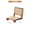 Mesa Pequena Estilo Japonês Madeira Maciça Rattan Sala de Chá Tatami Combinação de Mesa e Cadeira Mesa de Chá Estilo Zen Chinês Mesa e Cadeira Baixa para Varanda