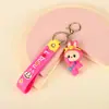 Llavero de goma suave de dibujos animados de PVC, muñeco de peluche 3D personalizado, colgante para mochila, llavero, accesorio para bolso, regalo pequeño