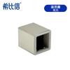 Conectores de hardware para box de chuveiro aço inoxidável tubo quadrado vidro porta de banheiro tubo redondo assento de flange clipe de suspensão haste fixa universal