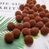 Bola de pelo de alta elasticidad de color material de producción creativo diy para jardín de infantes de niños bola de bola de pelo pequeño de color decoración de bola de pelo
