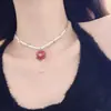 Collar con Colgante de Pulpo de Dibujos Animados Infantil con Cuentas para Mujer Dulce Personalidad Única Moda Temperamento Más Fácil de Combinar Cadena de Suéter