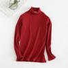 Directo de fábrica cuello alto base elástica grande camisa para mujer ajustada cálida talla grande suéter chaqueta negra fabricantes suministro