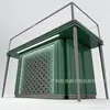Vitrine para Joias com Iluminação Inferior, Padrões Chineses Gravados a Laser, Loja de Joias, Ornamentos, Joias, Vitrine com Pintura Eletrostática, Expositor