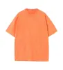 Camiseta Oversize Lavada Vintage con Diseño de Estampado de Cera