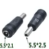Adaptador de Tomada de Conversão para Adaptador de Energia CC 5.5/2.1 Fêmea para Macho Carregador Adaptador para Laptop