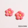 Funda de Teléfono Móvil de Gel Crema DIY Bolsa de Material Flor de Cinco Pétalos Celebridad de Internet Accesorios para el Cabello Hechos a Mano Accesorios de Resina Gotas de Gel
