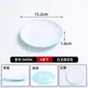 Juego de 10 platos redondos de melamina para restaurantes de comida rápida, platos para platos fríos de catering comercial, platos de plástico para arroz frito y platos para fideos fritos