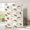 Manta Linda de Dibujos Animados Sanrio para Exportación Transfronteriza Tipo Manta de Franela Estampada Manta para Cuatro Estaciones y Descanso para el Almuerzo con Aire Acondicionado