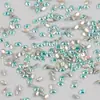 Azul Lago Brillante Circonita Fina Mini Pequeña Biselada Fondo Plano Joyería para Uñas Diamante Marquise Gota de Agua Joyería de Diamante