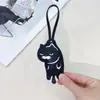 Colgante de Gato Relleno de Algodón, Llavero de Cuero de Gato Lindo, Encanto Adorable para Bolso de Pareja, Colgante de Gato Pequeño de Regalo