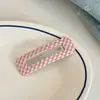 Pinza para el Cabello de Estrella y Nube a Cuadros Dulce y Linda Serie Rosa Pasador Pinza BB Pinza para Flequillo Femenino Accesorio para el Cabello
