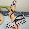 Comercio electrónico transfronterizo, talla grande, nueva colección de verano 2026: Zapatos casuales y cómodos para mujer sin cordones con suela suave y tiras cruzadas