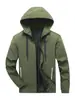 Jaqueta Casaco com Capuz Masculino Transfronteiriço Esportivo Outdoor Gola Alta Casual Solta Versátil Tendência Básica Top