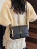 Bolso Pequeño Bolso de Mujer alrededor de 2025 Nuevo Versátil Retro Bolso Cruzado Moda Bolso Cuadrado Pequeño de un Solo Hombro Moderno