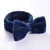 Faixa de Cabelo Veludo Coral Estampa Leopardo Bolinhas Laço Europeia e Americana Transfronteiriça Faixa para Lavar o Rosto Faixa para Maquiagem Esportiva Acessórios de Cabelo