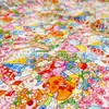 Tela 100% Algodón de 40 Hilos Estampada Digitalmente, Tela Floral para Ropa Infantil, Conjuntos Padre-Hijo, Bolsas, Accesorios, Tela Pura de Algodón para Manualidades