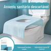 Capas Descartáveis para Assento de Vaso Sanitário, Camada Dupla Espessada, Embaladas Individualmente para Uso em Viagens e Hotéis, Higiênicas e Portáteis, Direto do Fabricante para Uso Doméstico