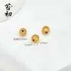 Contas Espaçadoras Douradas com Banho de Cobre de Longa Duração para Pulseira DIY Feita à Mão, Pulseira de Corda de Mão, Colar, Acessórios de Joias