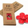 Velas de té de carcasa de aluminio de colores para propuestas de boda, Suministros de decoración de ambiente, Velas sin humo al por mayor para fiestas transfronterizas del hogar