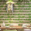 Novo papel de parede autoadesivo com listras verticais de folhas verdes, fundo de parede ao vivo para sala de estar, sala de jantar, papel de parede decorativo, adesivo de parede vintage com textura de madeira
