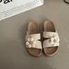 Sandalias de Estilo Vacaciones en la Playa Florales de Dibujos Animados para Mujer 2026 Verano Para Exteriores Antideslizantes de Suela Gruesa Versátiles Casuales