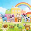 Balões de Animais Tendência de Tamanho Médio com Rodas para Decorações de Aniversário Infantil, Montagem de Eventos em Creches e Montagem de Barracas