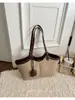 Bolso de hombro de alta costura transfronterizo para mujer, nuevo bolso tote vintage cepillado para el día a día, bolso de axila elegante de gran capacidad, moderno