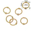 Aço Inoxidável 304 Galvanizado Anel Rosqueado Anel com Padrão Artesanal DIY Pulseira Colar Anel de Conexão Acessórios de Joia