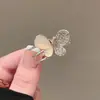 Pinza para el Cabello de Mariposa Dulce Estilo Hada Francesa Accesorio para el Cabello Clip para Flequillo Lateral de Hada Mechones Finos en la Frente Pinza Vintage para el Cabello