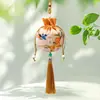 Saquinho de Perfume do Festival do Barco-Dragão, Bolsa de Paz e Bênçãos, Enfeite para Pendurar no Carro, Saquinho com Aroma de Frutas, Artemísia, Presente Cultural e Criativo Estilo Chinês, Bolsa Pequena Portátil para Presente