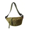 26 bolsa de peito ins bolsa pequena da moda nó Ruyi bolsa transversal casual japonesa bolsa tiracolo esportiva bolsa de cintura masculina bolsa de ombro única feminina