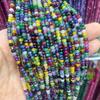 Cuentas de Ábaco Facetadas de 3x4 mm Jade Optimizado Ábaco Facetado Cuentas Separadas Cuentas Sueltas Accesorios para Joyería Hecha a Mano DIY